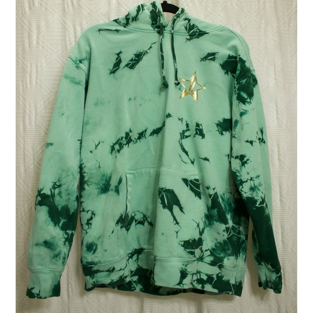 Jeffree‎ Star Blood Money Green Tie Dye Hoodie Pullover Sweatshirt Size L